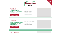 Desktop Screenshot of pappaleospizza.com